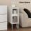 Levede Folding Sewing Table Adj. Height & Storage 3