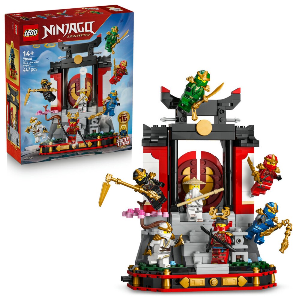 LEGO 71866 NINJAGO Ninja Character Display 15th Anniversary - Monastery Gate ... - Image 12