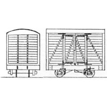 Dundas Models DM35 4 Wheel Goods Van OO9 Gauge