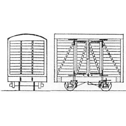 Dundas Models DM35 4 Wheel Goods Van OO9 Gauge