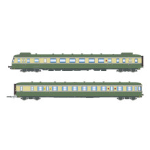 Jouef SNCF RGP II X2716 Diesel Railcar & XR7719 Trailer III HJ2419 HO Gauge