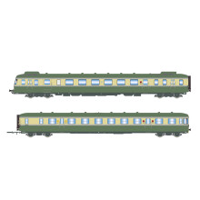 Jouef SNCF RGP II X2719 Diesel Railcar & XRAB7708 Trailer IV HJ2429 HO Gauge