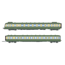 Jouef SNCF RGP II X2712 Diesel Railcar & XR7714 Trailer III HJ2420 HO Gauge