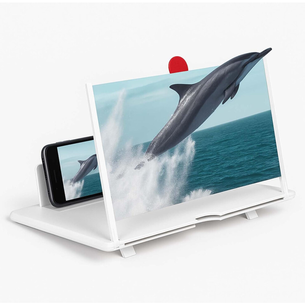 2026 Pocket Cinema Screen Magnifier Â 10"-18" Foldable 3D Hd Projector Screen With Remote, Compatible With Iphone And All Smartphones 9418476536571