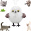 Flapping Bird Cat Toy Motion-Activated USB Rechargeable 1PC 1