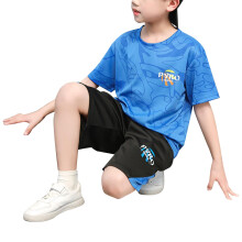 Completo estivo per neonato, nuovo set sportivo ad asciugatura rapida per bambini, tuta da basket a due pezzi con tasche, pantaloncini a maniche