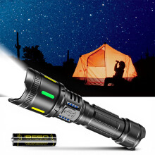LED svítilna, dobíjecí, zoomovací, vodotěsná, 1 balení