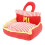 Removable Washable Pet Couch Sofa Bed 55x45x24cm Fabric Style 1