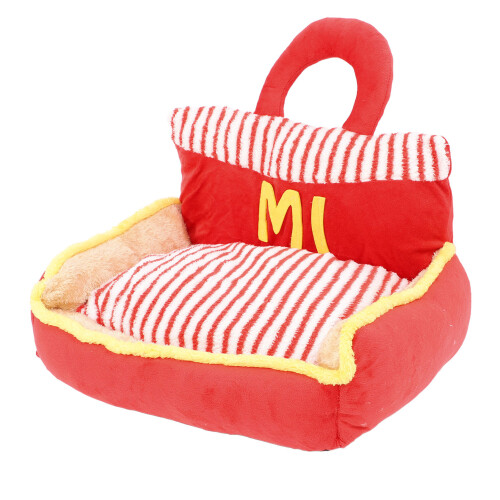 Removable Washable Pet Couch Sofa Bed 55x45x24cm Fabric Style