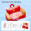 Removable Washable Pet Couch Sofa Bed 55x45x24cm Fabric Style 4
