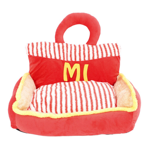 Removable Washable Pet Couch Sofa Bed 55x45x24cm Fabric Style 1