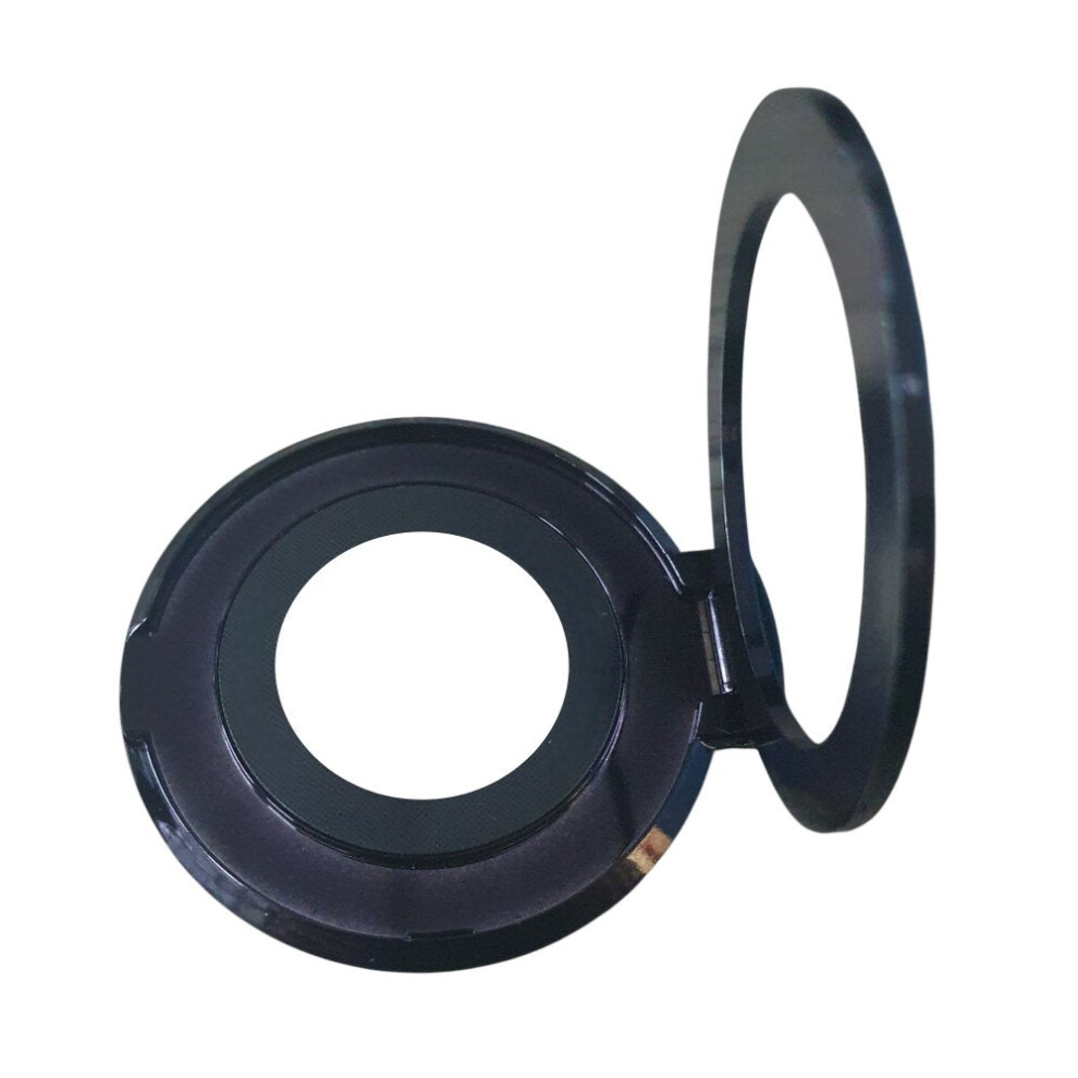 Photos - Case Magnetic Phone Ring Stand with Adhesive Back Rotating Grip Stand Metallic Black