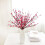 Artificial Red Berry Flower Stems Heart Shape 6 Pcs 6