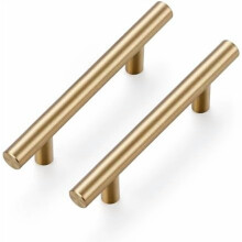 Poignées de meuble couleur bronze champagne, 12,7 cm (5 pouces), lot de 3