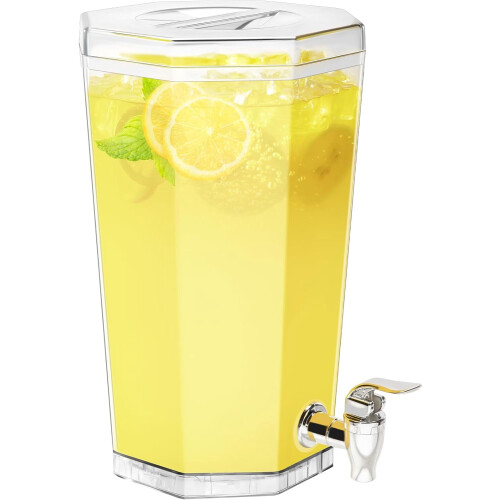 Drink Dispenser BPA-Free Plastic 1 Gallon
