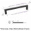 Matte Black Cabinet Pulls Stainless Steel 3.75 inch 2