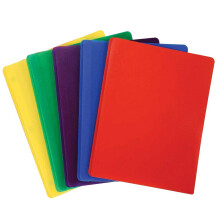 Cartelline in plastica resistenti per documenti in formato lettera