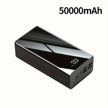 Tragbare Powerbank mit 50000 mAh, LED-Anzeige und USB-C-Anschluss