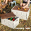 50L Folding Storage Box with Wooden Lid 7