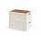 50L Folding Storage Box with Wooden Lid 13