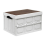 50L Folding Storage Box with Wooden Lid 1