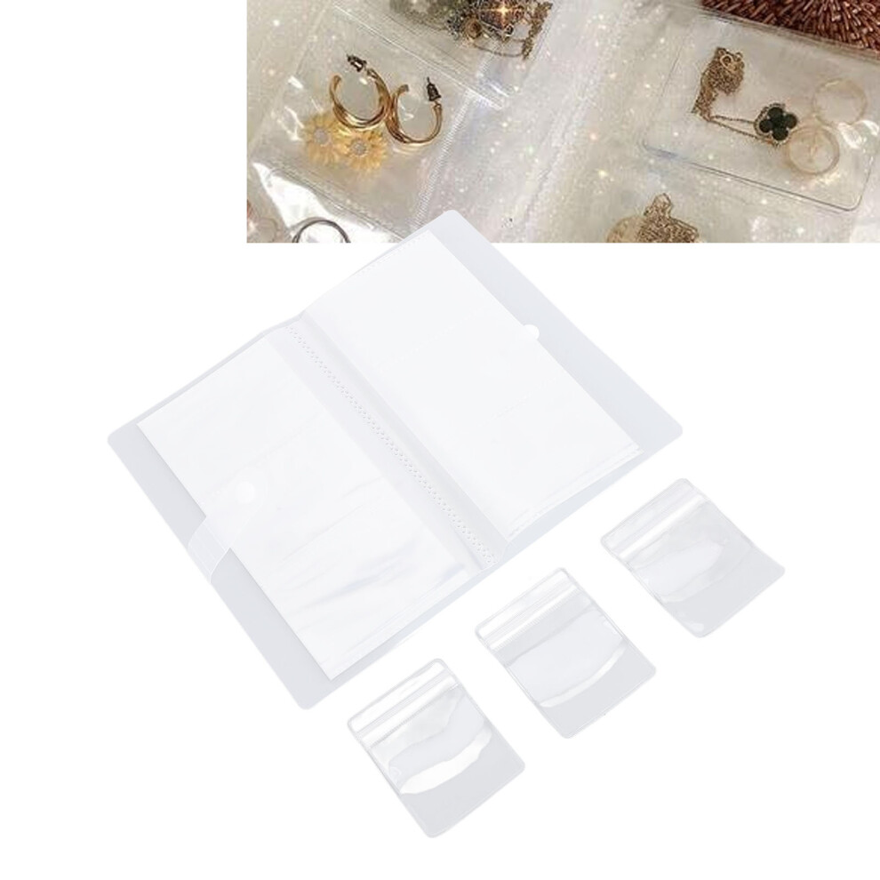 Clear Jewellery Organiser Book 80 Slots