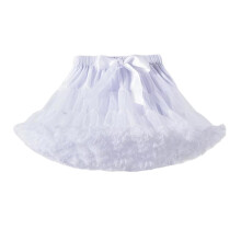 Gonna per bambina, gonna corta a tinta unita con elastico in vita, gonna a rete, gonna tutù per spettacoli teatrali, regolabile per bambine da 0 a