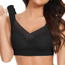 Draadloze bh voor dames, comfortabel en met volledige dekking.