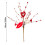 Heart Lips Branch Decoration 48 cm Plastic 3