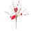 Heart Lips Branch Decoration 48 cm Plastic 2