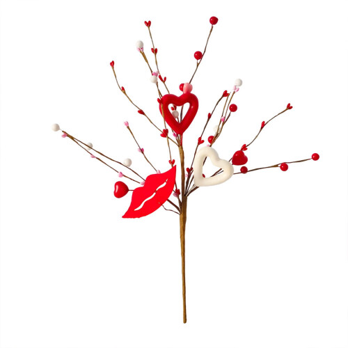 Heart Lips Branch Decoration 48 cm Plastic 1