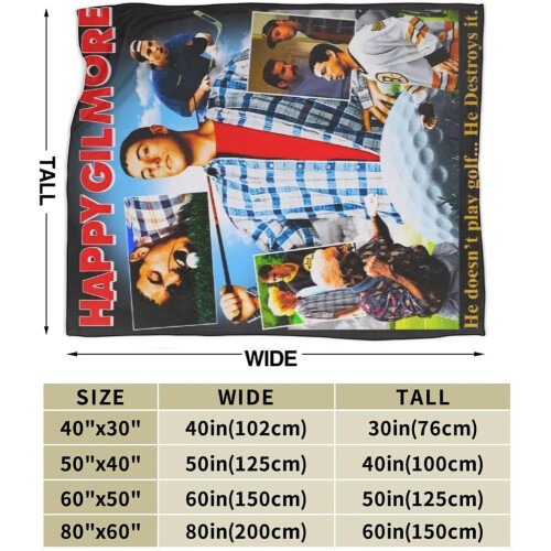 Flannel Throw Blanket 40 x 30 in Black 2