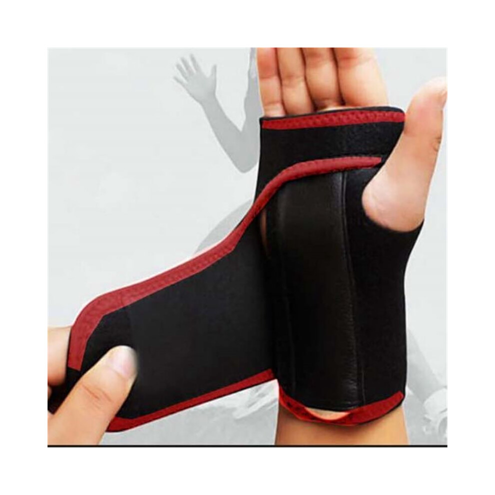 Wrist Brace with Removable Steel Splint and Thumb Hole