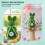 Easter Bunny Flocked Ornament Decoration 1 Piece 6