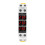 Din Rail Mount 3 Phase Ampere Meter  Modular Current Meter Gauge Indicator LED Digital Display Detector Ammeter 2