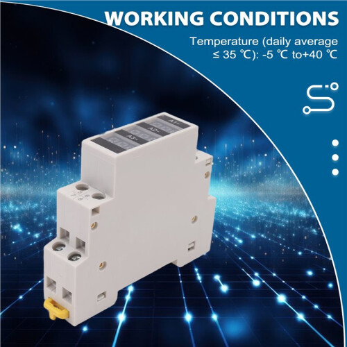 Din Rail Mount 3 Phase Ampere Meter  Modular Current Meter Gauge Indicator LED Digital Display Detector Ammeter 2
