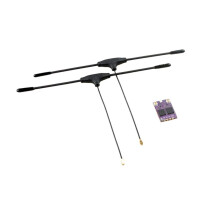 ES900 DUAL RX ELRS Diversity-EmpfäNger 915 MHz, Integrierter TCXO für RC-Flugzeuge, FPV-Drohnen mit GroßEr Reichweite, DIY-Teile