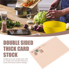 Recipe Cards 4X6Inches Set of 100 Double Sided Thick Cardstock Blank Recipe Cards for Mom, Sister, Daughter, Friend Gift