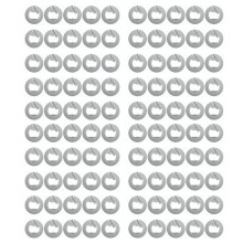 100 Szt. Naklejka Etykiet NFC Ntag213 Nfc 13,56 MHz ISO14443A NTAG 213 Naklejka Uniwersalna Etykieta dla WSZYSTKICH TelefonóW z ObsłUgą NFC
