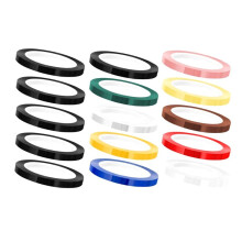 15 Rollen Autoclaaftape-Sterilisatietape, 1/4 Inch Breedte 216ft Lengte Instrumenten Identificatietape 10 Kleuren