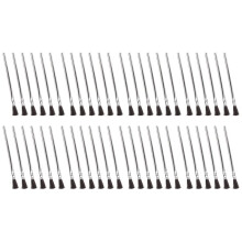 Acid Brushes - 48 Count 3/8 Inch Horsehair Acid Flux Brushes, Disposable Glue Brushes for Woodworking, Epoxy Brushes
