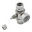 Akvarium CO2-Regulator 2000psi Tryckmätare för 6 mm Sugrör 5/8-18UNF 6