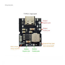 Type-C USB 5V 2A Boost Converter Step- Power Module Lithium Battery Charging Protection Board DIY Charger,with Welding