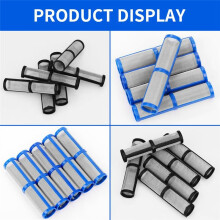 12Pcs Airless Paint Sprayer Manifold Filter 390 395 490 495 595 Pump Manifold Strainer 246384 60Mesh and 246382 100Mesh