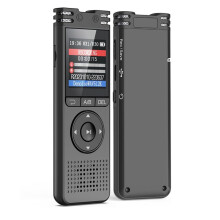 64GB Digital Voice Recorder with Playback Voice Activated Tape Recorder Sound Audio Recorder for Lectures Meeting