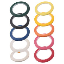 10 Rolls Autoclave Tape-Sterilization Tape,0.24 Inch Width 216.5 Inch Length Instruments Identification Tape 10 Colors