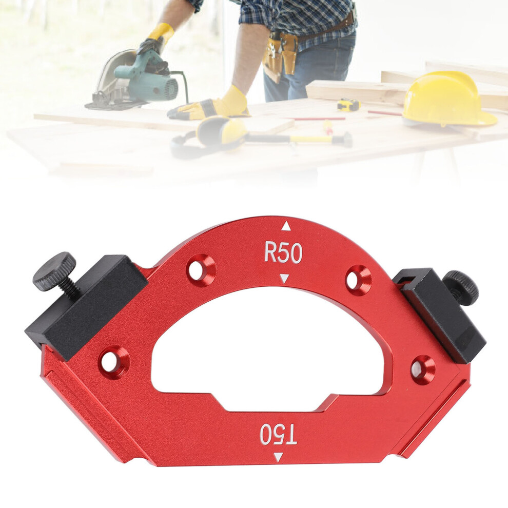 Corner Router Template R50 T50 Aluminum Alloy Round Radius Jig For Woodworking 8401385042258
