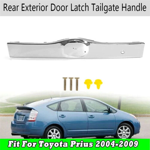 Chrome Rear Exterior Door  Tailgate Handle Liftgate Trunk for  Prius 2004-2009 2