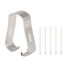 Touch Stylus S Pen Tips Nibs+ Pen Clip Pour Tab S7 S7+/S6 Lite/Note10/Note20 Universal Stylus Tip Blanc