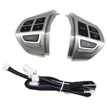 Car Steering Wheel Audio Control for LANCER OUTLANDER ASX 2007 2008 2009 2010 2011 Chrome